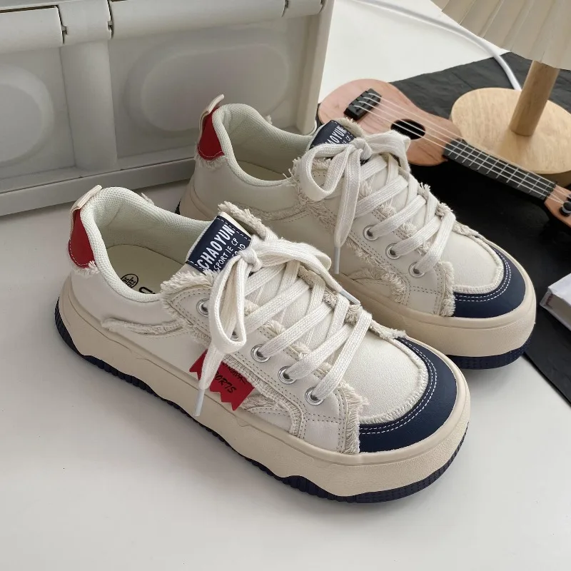 New Dad Shoes for Women, All Season Height Increasing Casual Breathable Thick Sole Color Blocked Travel Versatile Shoes