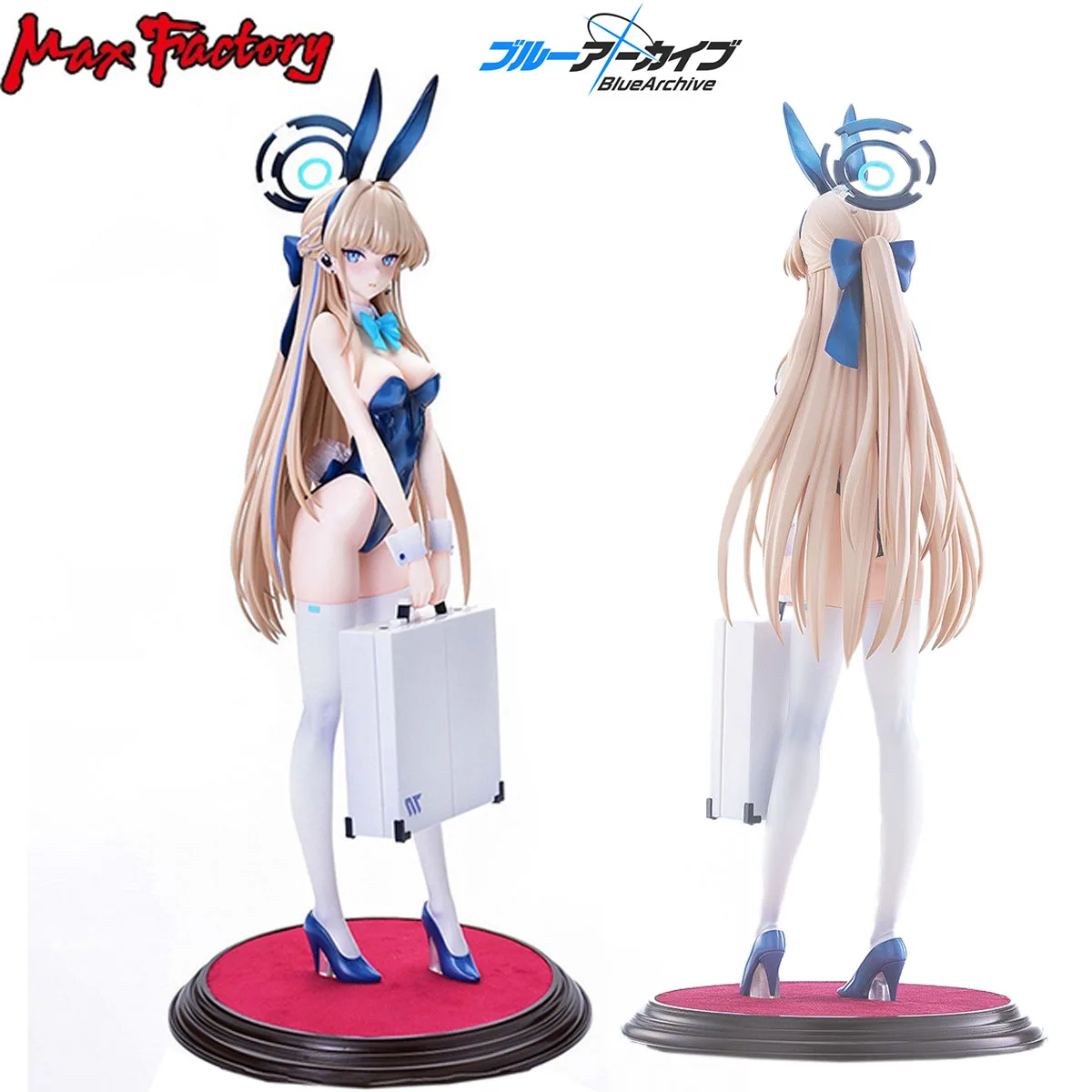 

100% оригинал Max Factory Blue Archive Asuma Toki Bunny Girl, аниме-фигурка, экшн-фигурка, коллекция серии, модель игрушки