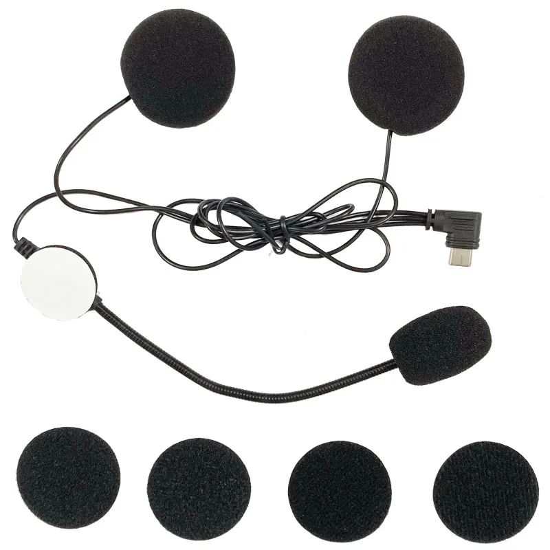 Original EJEAS Type-C Interface Headset Mounting Clip Double-Sided Tape Base For V4 Plus/V6Pro+ V7 Q7 Q8 Moto Helmet Earphone - view 4