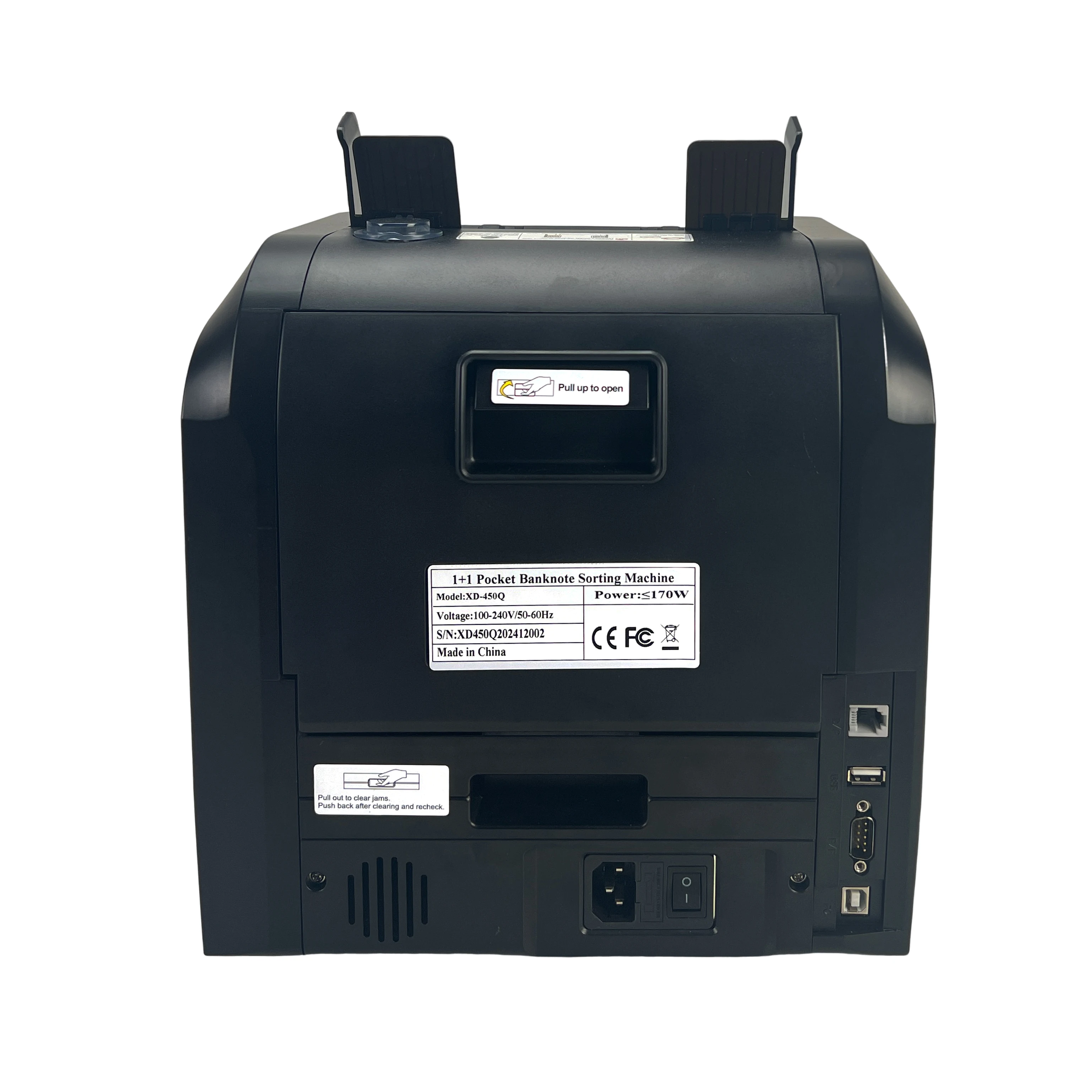 450Q جديد مزدوج CIS كامل شاشة تعمل باللمس آلات عداد الفواتير متعددة البنك ملاحظة كاشف المال آلة عد النقدية #5