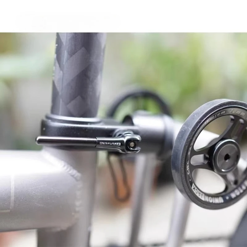 Titanium Seatpost Clamp Hinge Lightweight Upgrade Replacement Parts For Brompton P Line T Line Folding Accessories