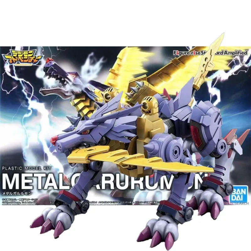 

Bandai figure rise Digimon Steel Garulumon Assembled model joint movable DIY collector