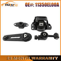 11350-EL00A Engine Motor Mounts & Trans Mount For Nissan Versa 1.8L L4 2007-2012 Cube 1.8L L4 2009-2014 11360-EL00A 11220-EL50A