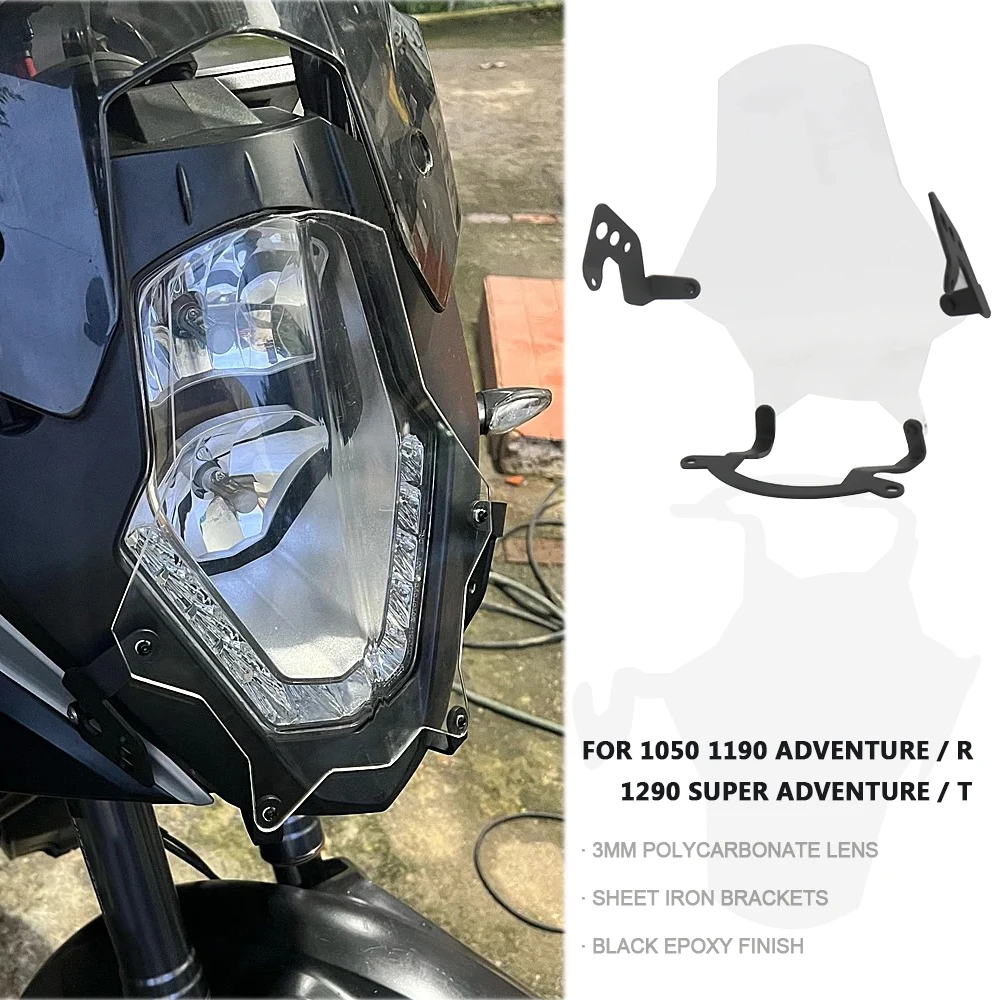 

For 1050 1190 Adventure 2013-2016 1290 Super Adventure T 2015 2016 2017 Motorcycle Accessories Headlight Guard Cover Protector
