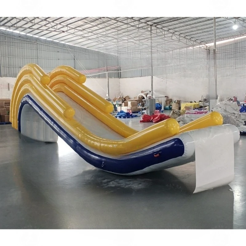 

Outdoor Floating Inflatable Yacht Slide Custom Size Inflatable Water Yacht Slide Sea Party