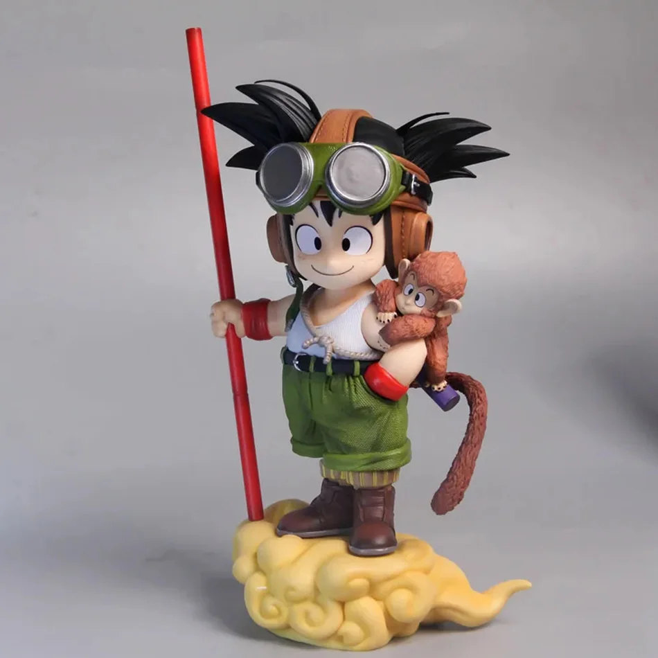 Hot 16 cm Anime Dragon Ball Son Goku Figuur Met Aap Kid Goku Action Figure Pvc Standbeeld Collection Model Speelgoed geschenken