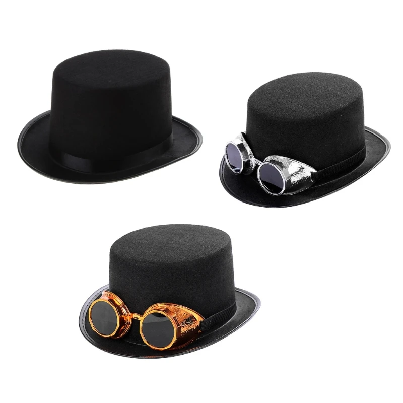 Steampunk Halloween Top Hat For Men Gay Top Hat Steampunk Men Hat