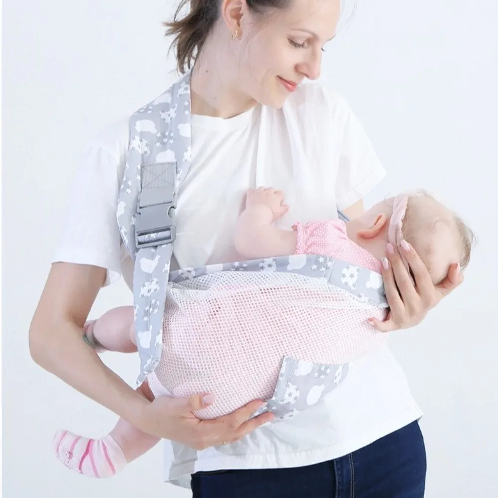 الكرتون الطفل التفاف الناقل الوليد الجبهة عقد القطن الرضع حقائب الظهر الرضع الكنغر حقيبة نوع عقد أفقي #2