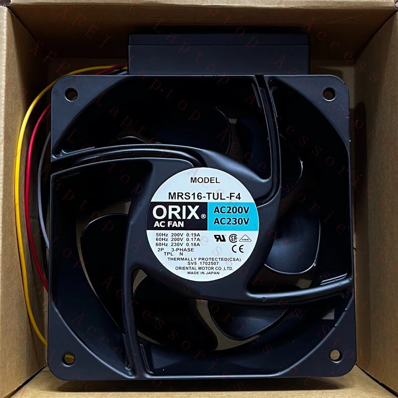 

D 1pcs FOR ORIX MRS16-TUL-F4 200 / 230V 160 * 62MM three-phase motor fan