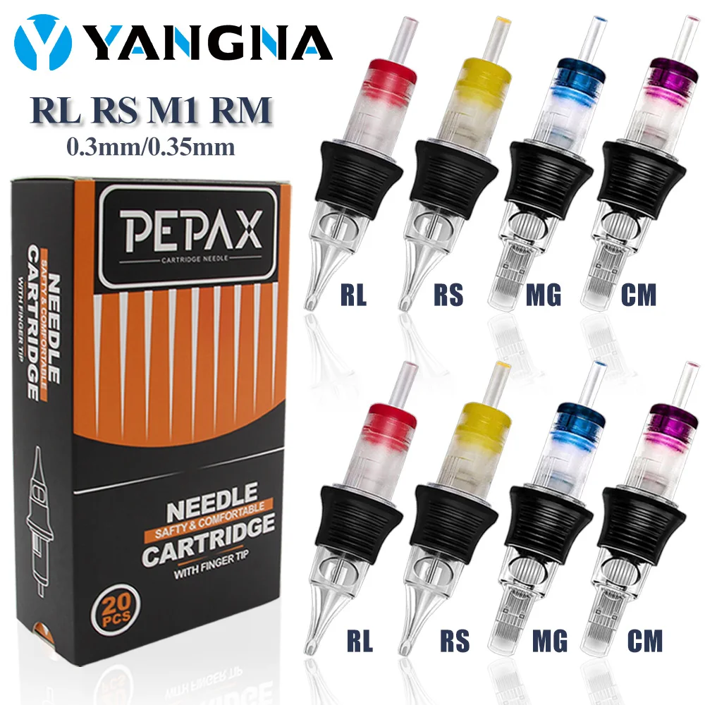 

PEPAX Tattoo Cartridge Needles Disposable Sterile Tattoo Needles For Tattoos Machines Makeup Body Art Tattoo Supply RL RS M1 RM