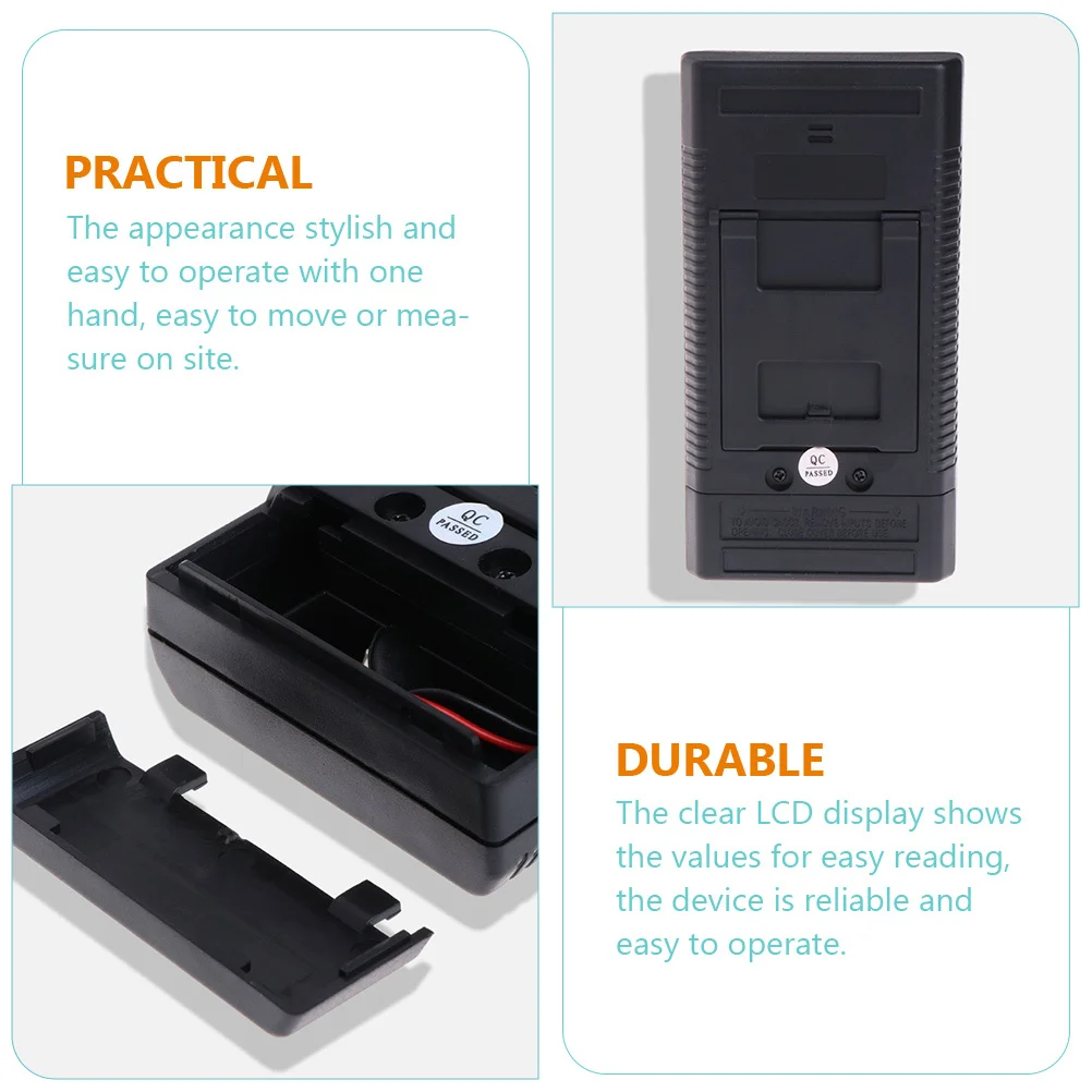 مقياس Emf الرقمي الكهرومغناطيسي للاستخدام المنزلي شاشة LCD أداة كشف الإشعاع منخفضة التكلفة قارئ Emf #6