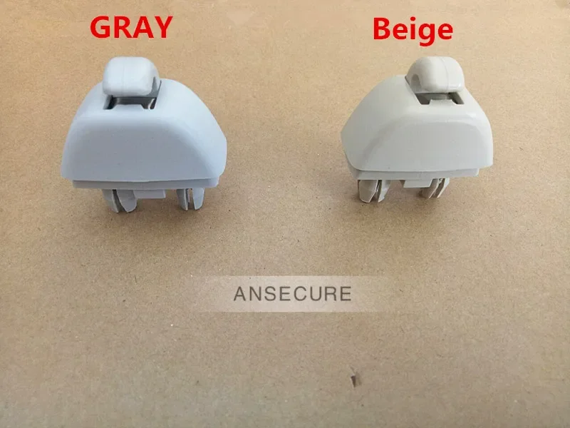 Gray beige Sun Visor Hook Clip For Audi A6 C6 A7 A8  4F0857561  4F0 857 561