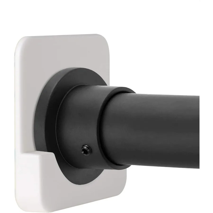 

Держатель карниза для душа для настенного крепления Клейкий фиксатор натяжного стержня для душа для плитки без сверления на 2-упаковке белого душа