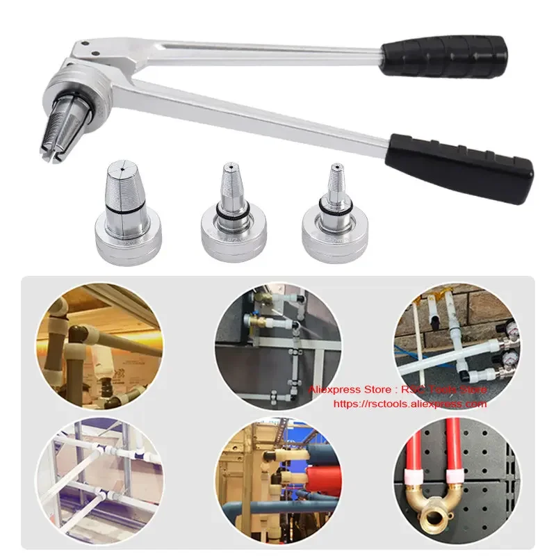 Uponor PEX Pipe Tube Expander 16 20 25 32mm ProPEX Expansion Tool Kit for Water and Radiator Connection