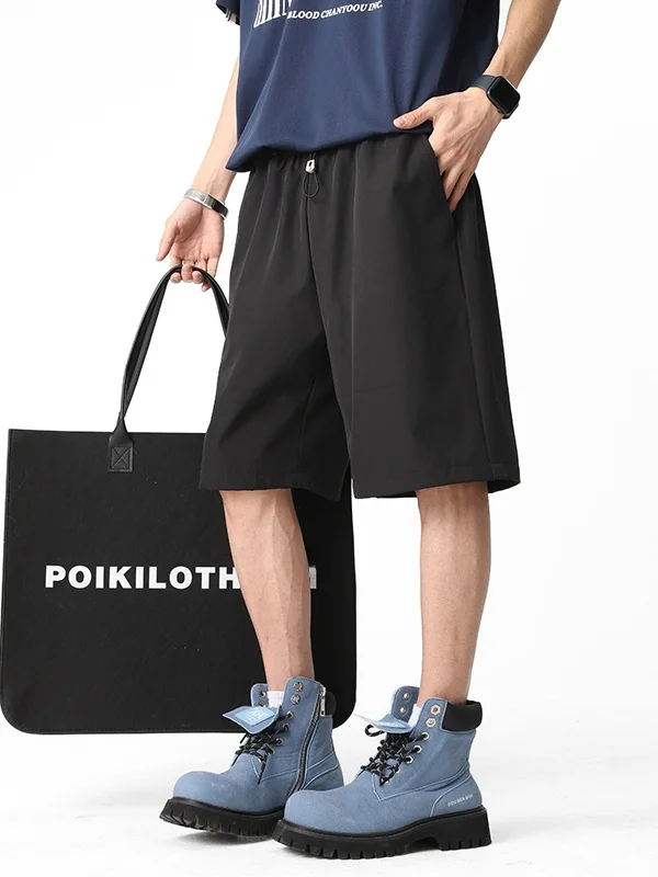 

Youth Casual Workwear orts Men's Summer Loose Fit Straight Leg Five Inch Pants Trendy Outerwear Cargo orts