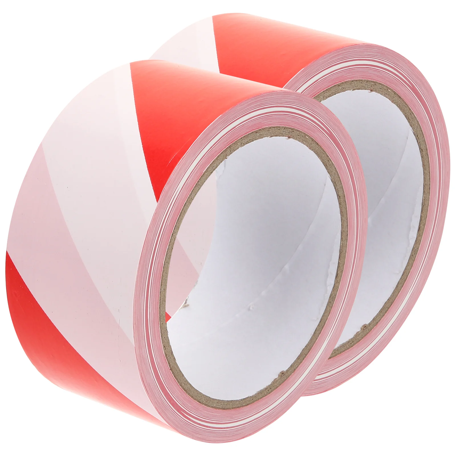 

2 Rolls Red and White Cordon Tape Magnetic The Safety Warning Crime Scene Barrier Non Sticky Caution Construction Hazard