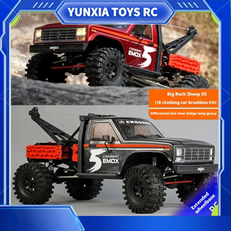 CROSSRC EMO X5 Big Rock Sheep 1/8 Remote Control Electric Brushless FOC Extended Rescue Vehicle Climbing Vehicle