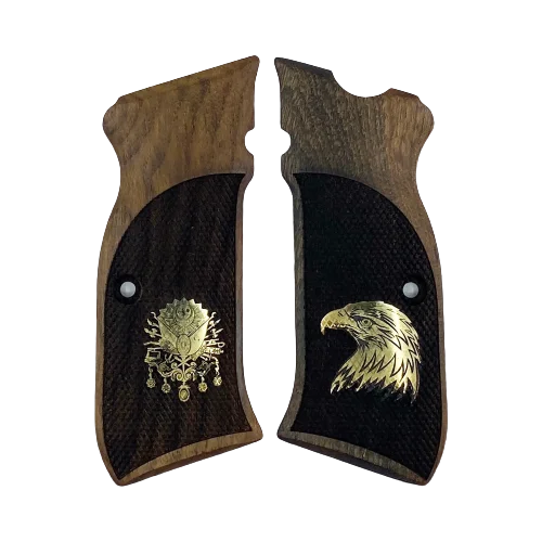 

KSD Brand SAR (Unwavering) B6 Hawk (Kılınç 2000 Mega) Compatible Walnut Grips Diamond