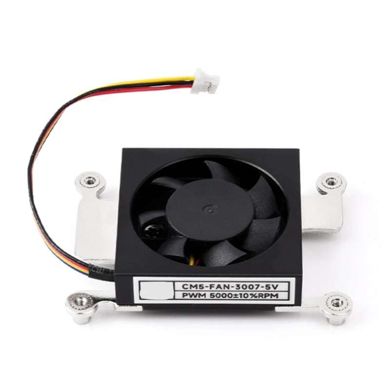CM5 Cooling Fan For Raspberry Pi Compute Module 5 5V 3007 Low Noise With Heat Conductive Tape