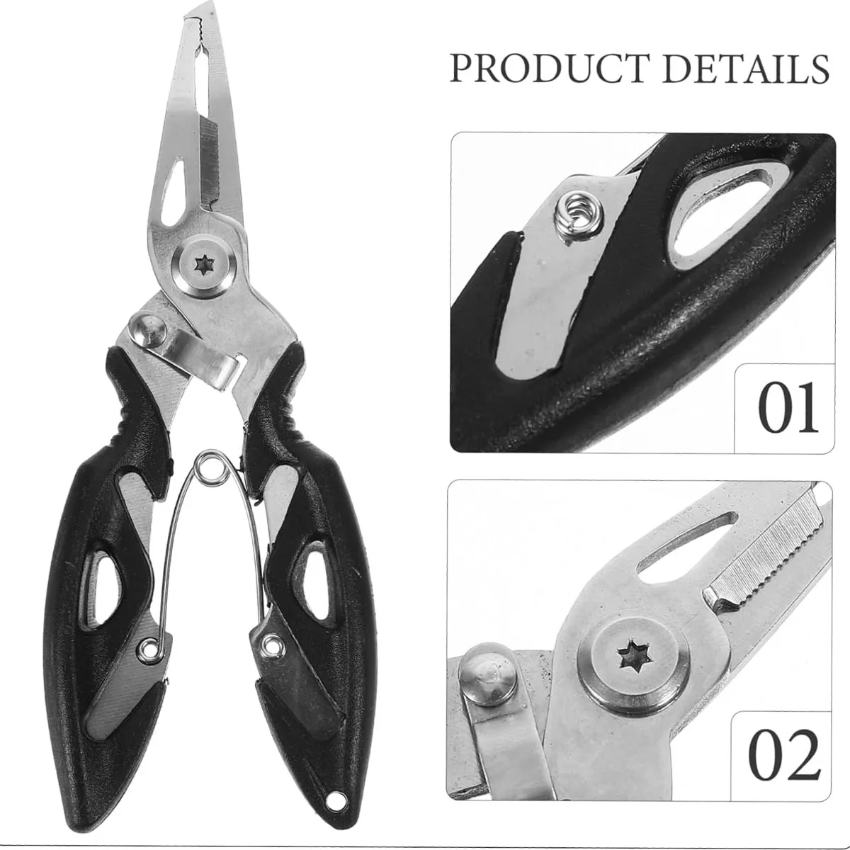 Рыболовные плоскогубцы, многофункциональное приспособление для снятия крючков, рыболовные снасти с разделенными кольцами, аксессуары, резак для лески из нержавеющей стали