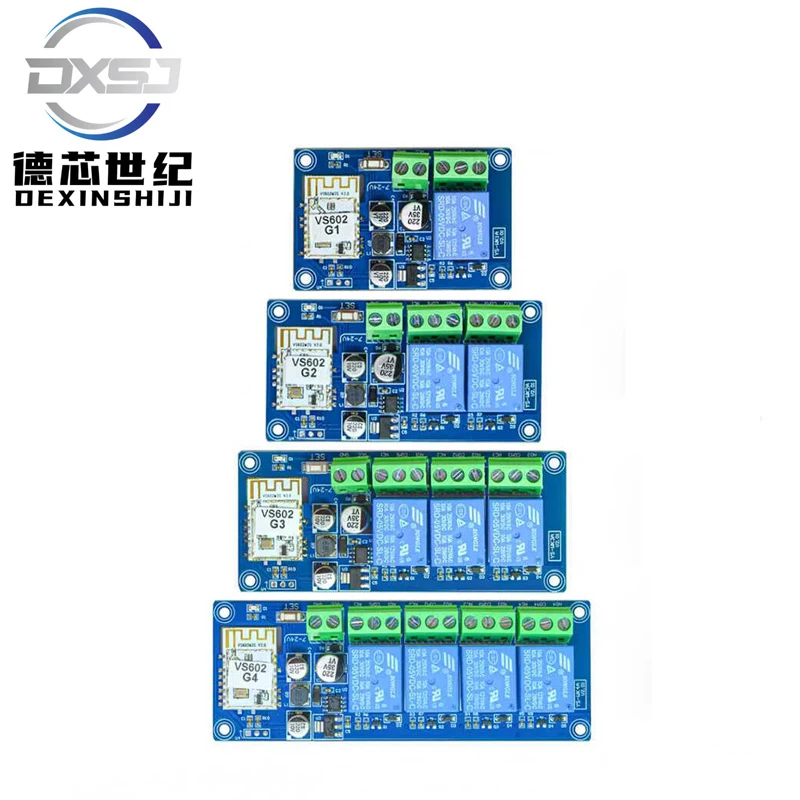 wifi remote control switch Bluetooth dual-mode mobile APP Wireless 7-24V relay module WK4A