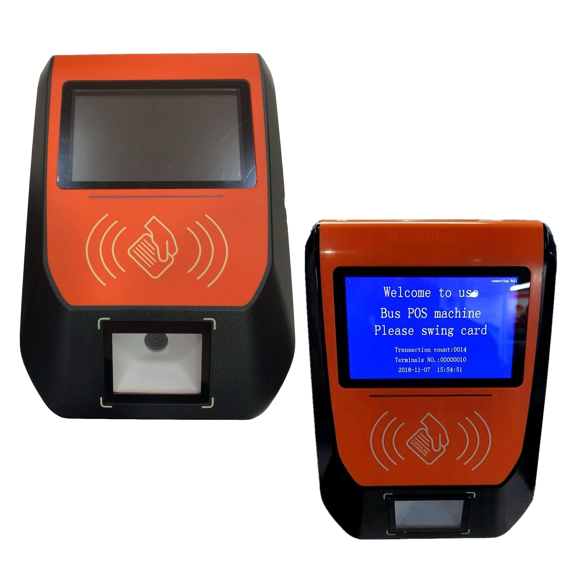 Terminal de control de acceso POS Android con lector NFC móvil y validador QR para entradas de autobuses BRT y urbanas