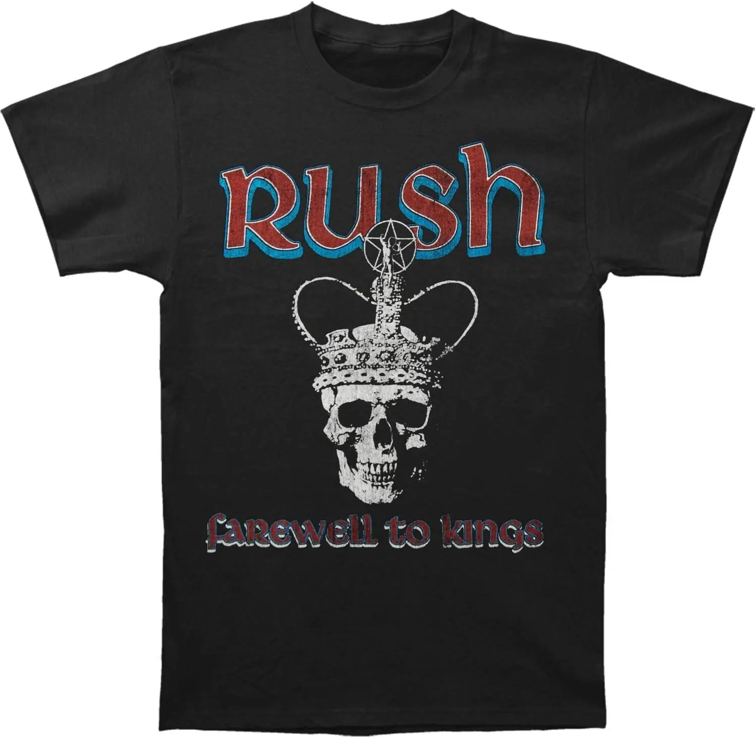 Rush Men's Farewell to Kings T-Shirt Black