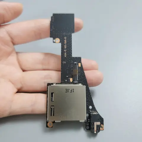 닌텐도 스위치 OLED 게임 콘솔 교체 부품 마이크로 SD TF 카드 슬롯 소켓 보드용 게임 카드 리더어터 도터보드 1개