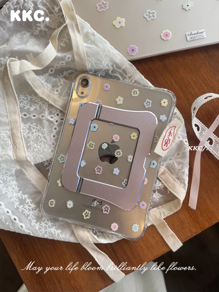 Star flower backboard bracket for iPad Pro11 2020 10.9 10.5 Air 5th 4th 3rd Gen iPad 9th 8th 7th Gen Shockproof Tablet Cover