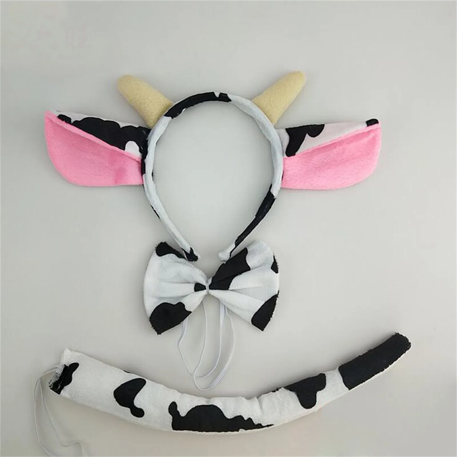 ألعاب فتاة 4 سنوات الإناث الديكور الحيوان مجموعة عقال 3 الأطفال هدية القوس عقال التعادل البقرة يوم قبعة الجدة لعبة مضحكة