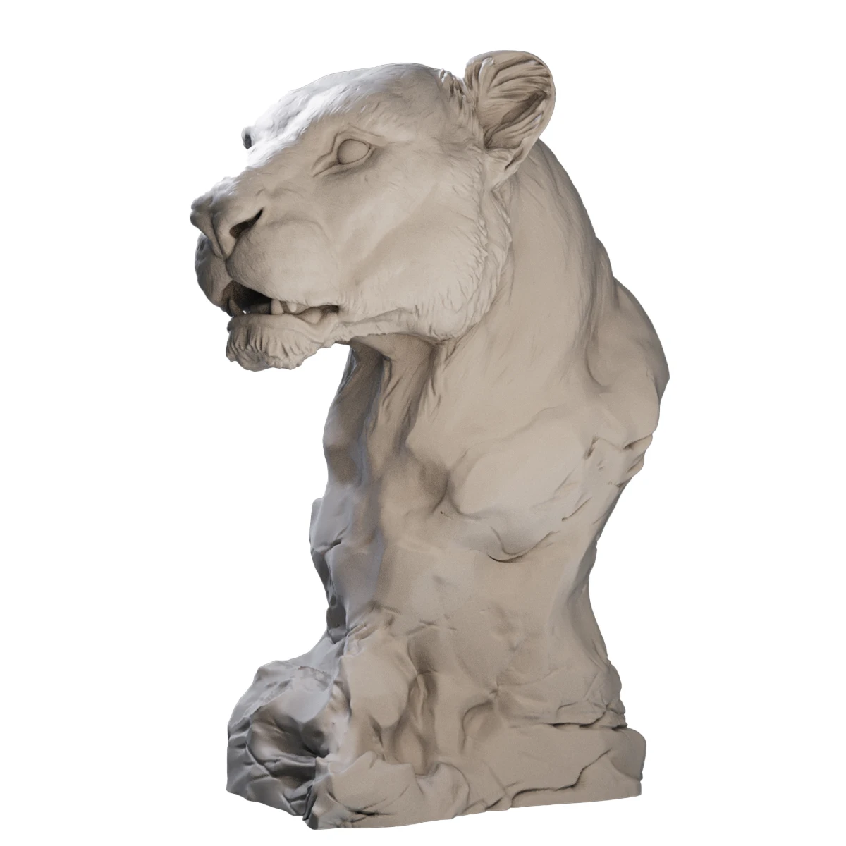 1/10 1/16 Cheetah Bust Model Wildlife Miniatures 3D Printed Resin Figurine DIY Coloring Decoration Crafts Gifts