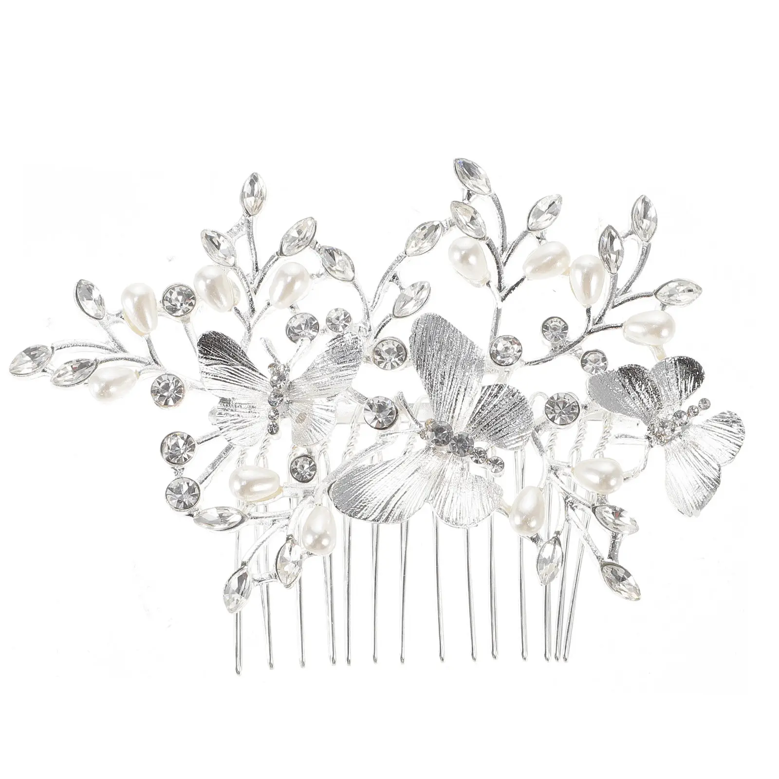 

1Pcs Pearl Hair Stick U Shaped Hairpin Retro Alloy Bridal Hairpin Wedding Updo Hair Comb for Women Daily Party Gift