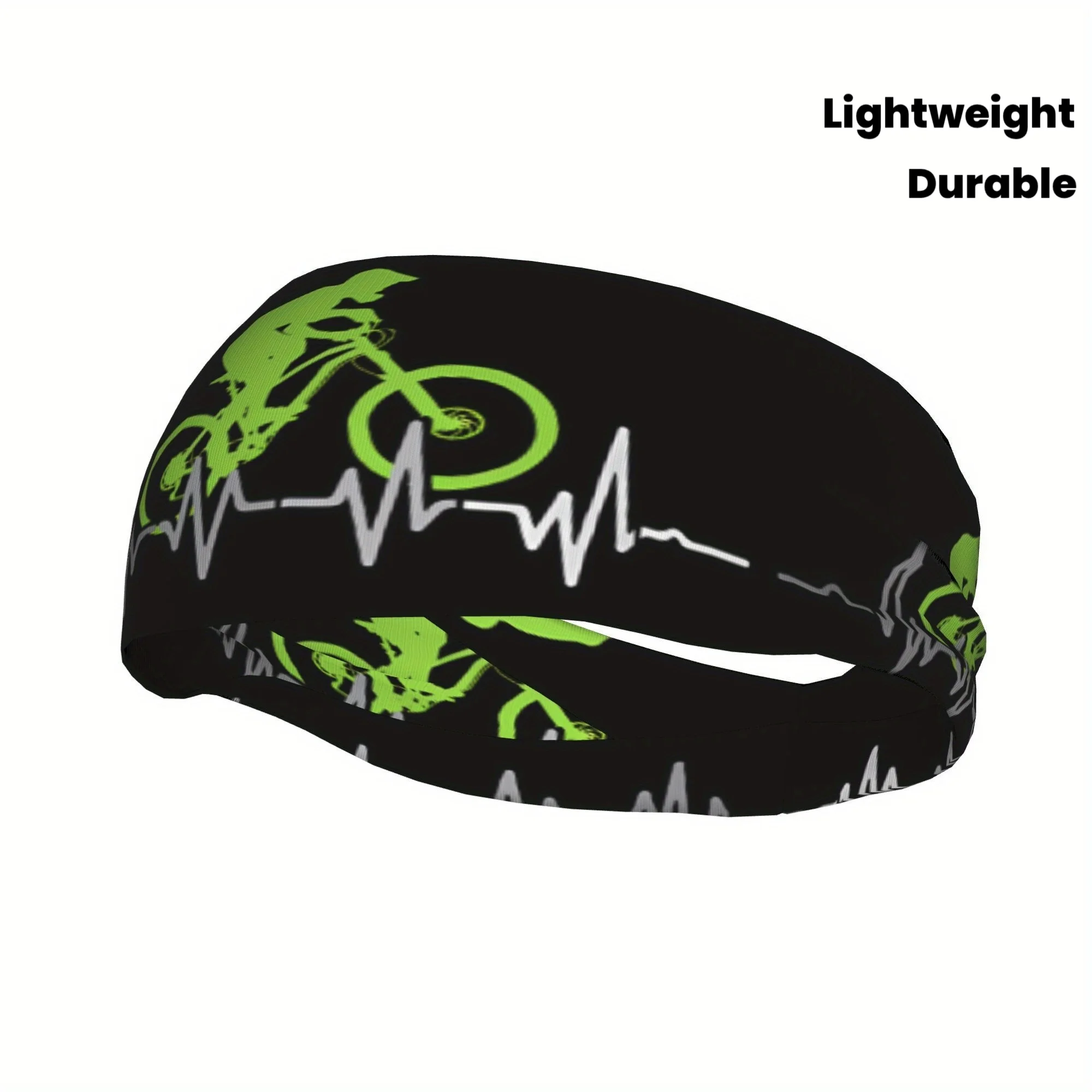 

Спортивная повязка на голову для велоспорта и фитнеса, влагоотводящая, для активного образа жизни, стильный спортивный дизайн