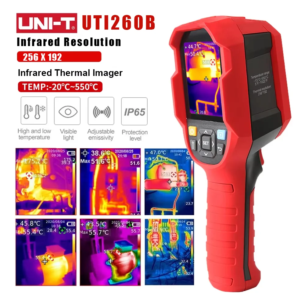 UNI-T UTi120S UTi160S UTi260A UTi260B Thermal Camera Professional Handheld Heat Image Camera for Construction Repair Inspection view 5
