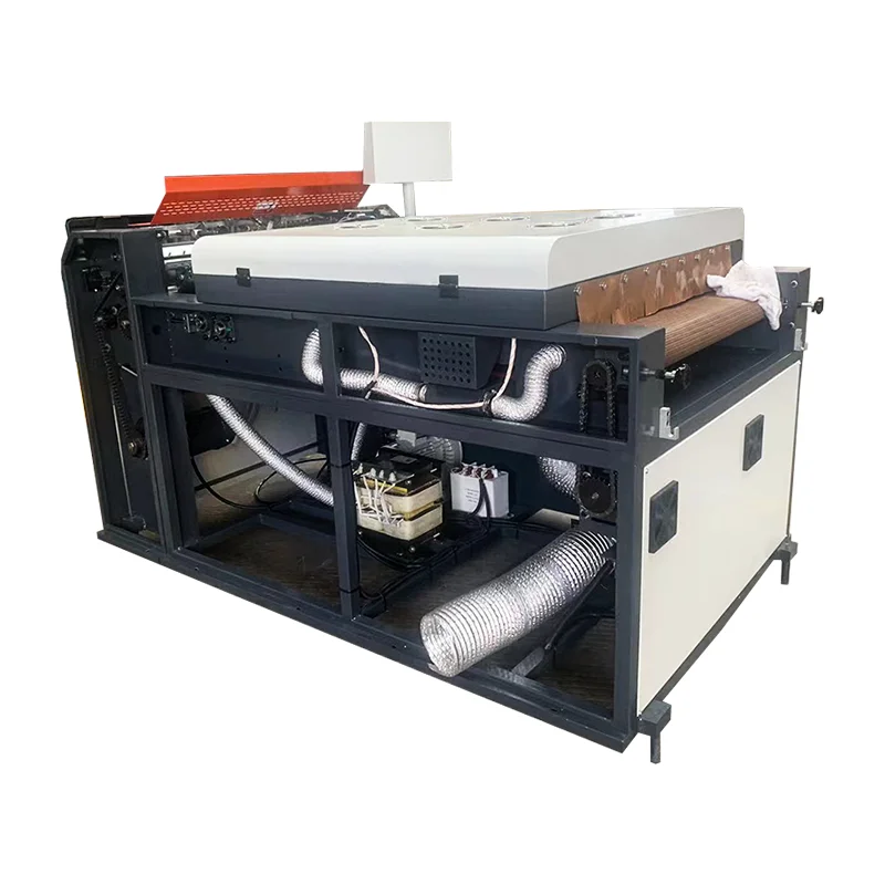 Factory Direct Sale UV Sheet Coater Machine Spray Painting Machine With UV Light Oil