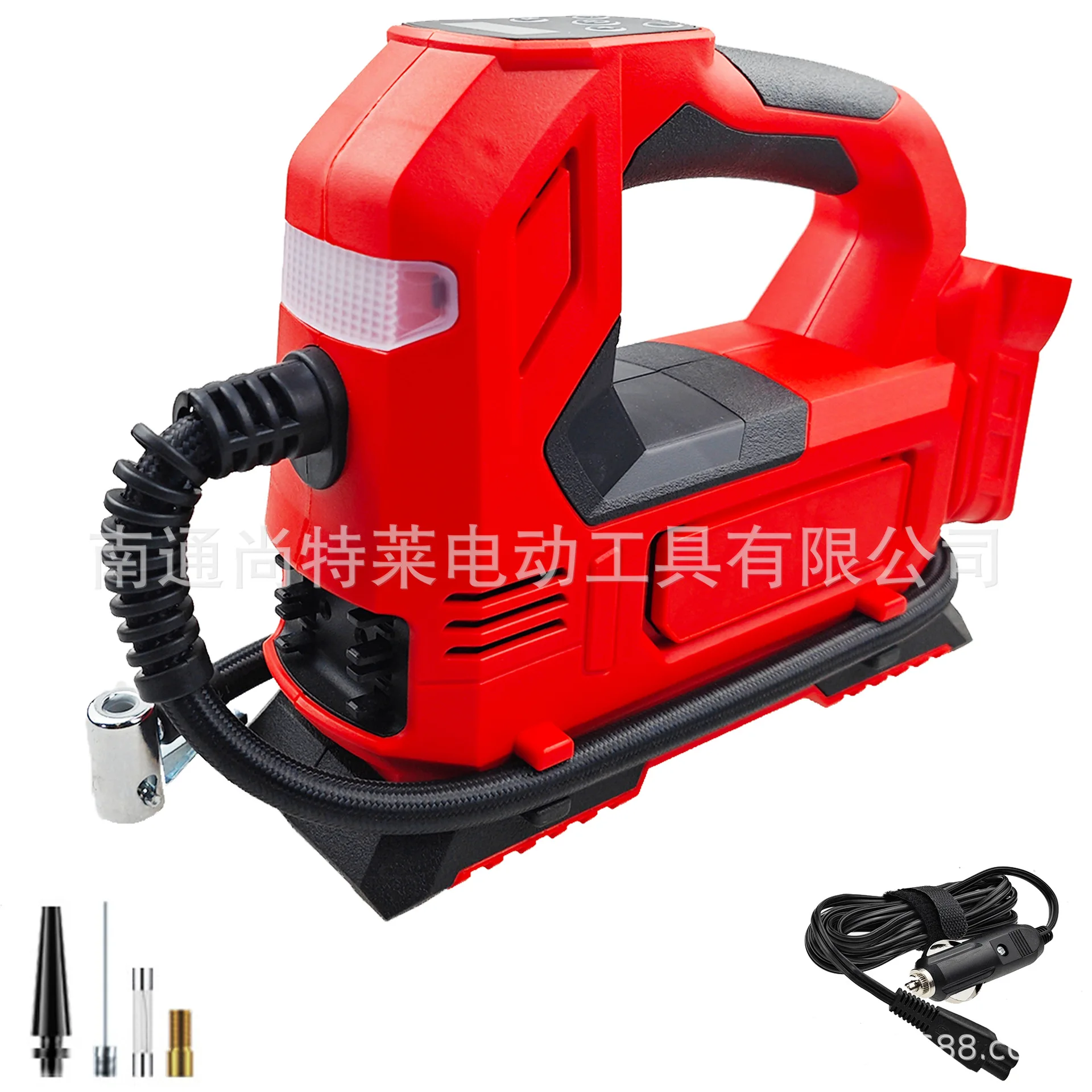 Elektrische Luftpumpe Tragbare Werkzeuge Luftpumpe Haushalt Konventionelle Aufblasbare Beleuchtung Reifen Manometer Warnlicht