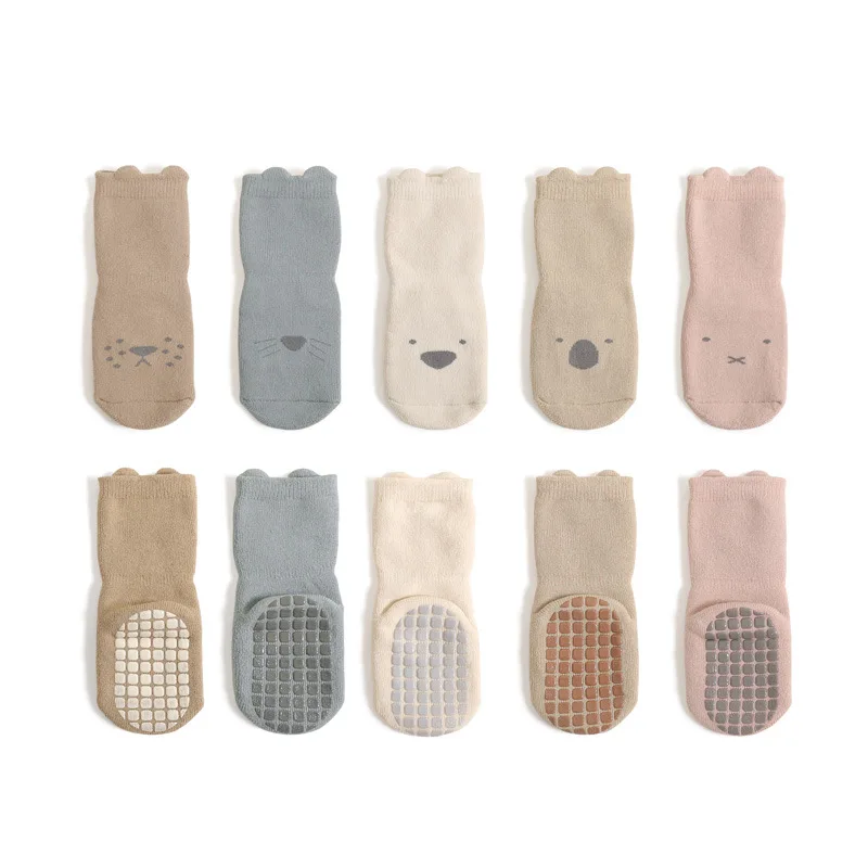 

Toddler Baby Floor Socks Fall and Winter Thickened Warm Terry Indoor Men and Women Children Baby Socks