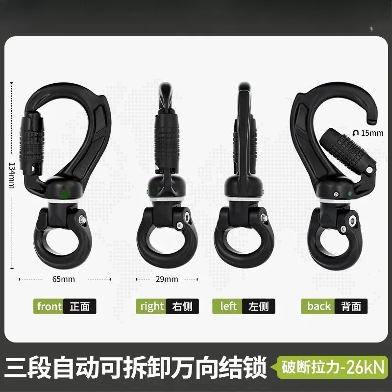for Multifunctional Detachable Rescue Equipment for Mountaineering Safety Climbing Hiking Outdoor Emergency Survival Gear