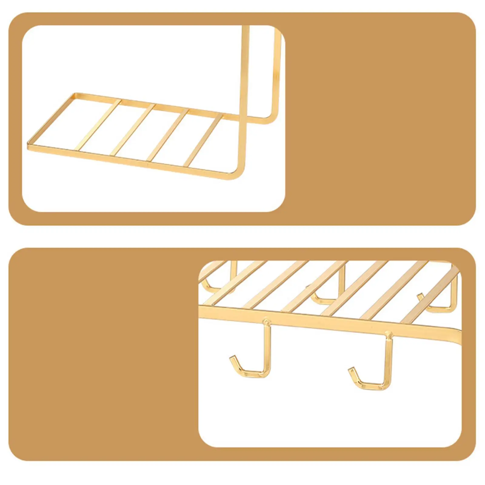 Cup Drying Rack Stand Drainer Holder Modern Cup Rack Dryer Bottle Drying for Countertop Restaurant Table Kitchen Cabinet