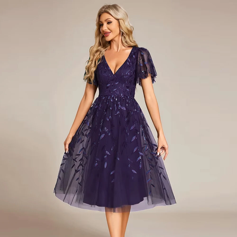 baziiingaaa-abito-da-festa-squisito-lunghezza-midi-con-maniche-a-volant-in-tulle-e-paillettes-con-ricami-abiti-da-sera
