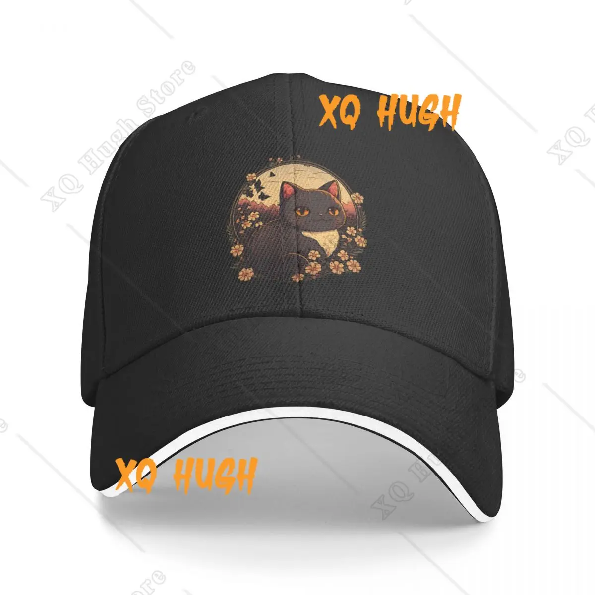 

Cute Anime Cat baseball cap New dad hat Summer Leisure trucker cap Unisex snapback hats gorras