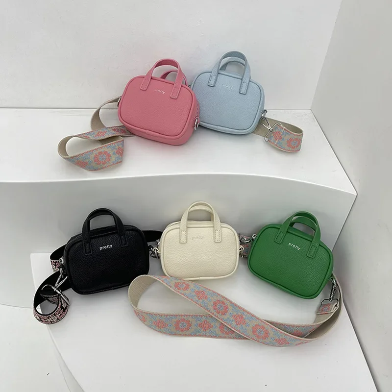 Bolso de mensajero para niños, bolsos de hombro a la moda para mujer, bolso cruzado con correa para mujer, bolsos para madre e hijo, monedero para niña