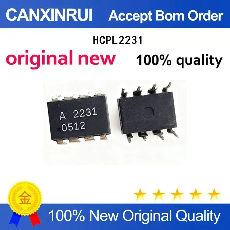 (5-100pieces)Brand New Original HCPL2231 HCPL-2231 A2231 DIP-8 Through-Hole Optocoupler
