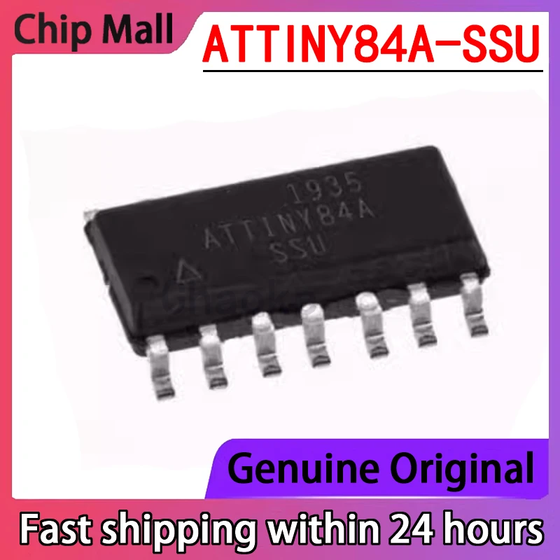 1PCS ATTINY84A ATTINY84A-SSU SOP-14 Original 8-bit Embedded Microcontroller Brand New Stock