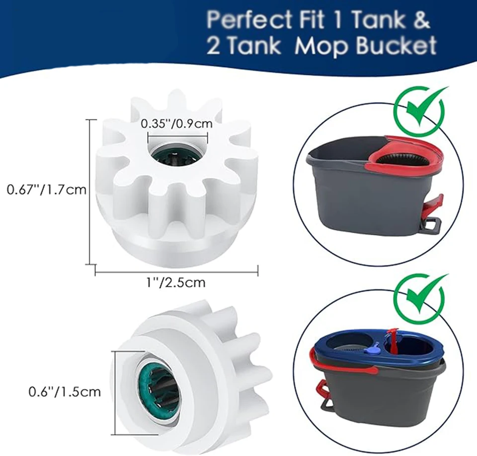 Mop Pedal Broom Spin One Way Clutch Bearing Bucket Gear Sprockets Repair  Fit for OCeda Velida and Market 90% Spin Mop and Bucket - AliExpress 15