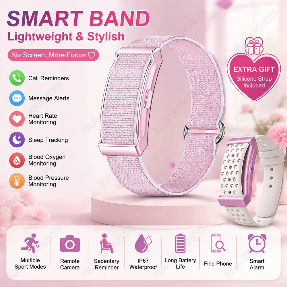2026 Neues Smart-Armband für Männer und Frauen, IP68 wasserdicht, mehrere Sportmodi, Smart-Armbanduhr, Herzfrequenz- und Gesundheitsmonitor F107