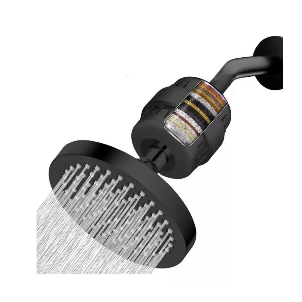 Professional Shower Head 5 Function Spray With Filter High Pressure Rainfall Bathroom Sprayer Spa Bath Water Saving