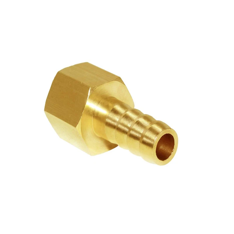 Conector de pagode pneumático 6 8 10 12 14 16mm mangueira conector de farpa rosca fêmea 1/8 1/4 3/8 1/2 encaixes de tubulação de bronze