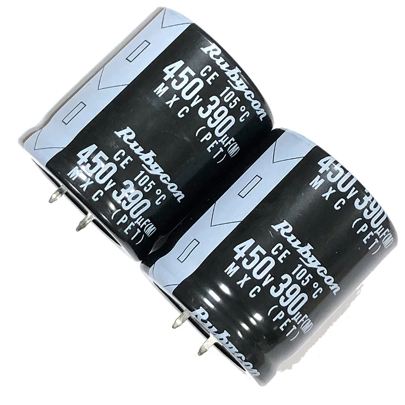 Imagem -03 - Capacitor Eletrolítico de Alumínio 35x40 mm 390mfd 450vdc 390mf450v 450v390mf 450wv390mf m 390uf450wv 450v390uf m