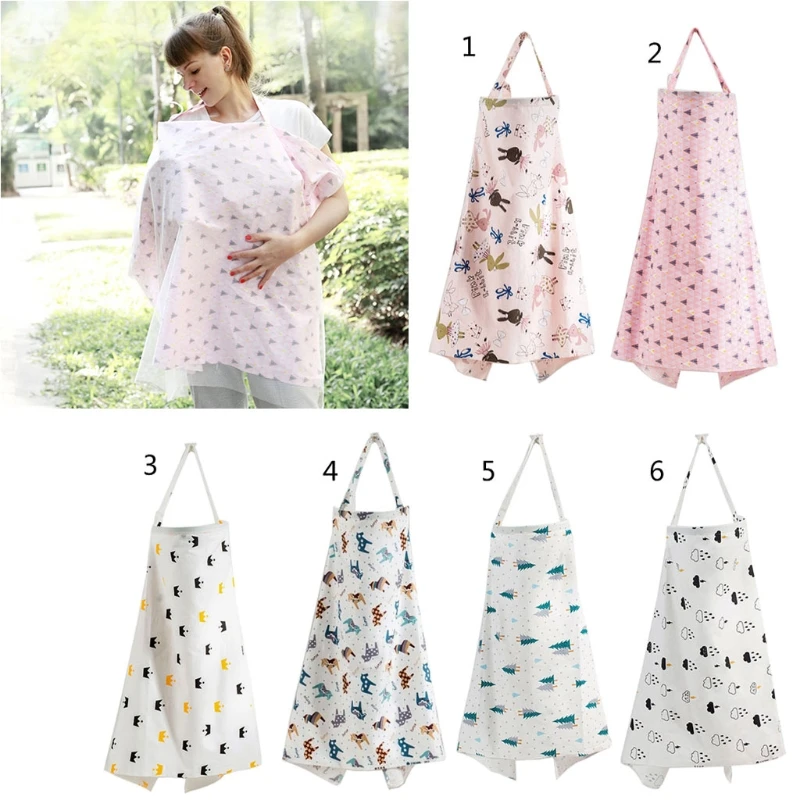 

Privacy Breastfeeding Coverage Baby Shower Gifts Breastfeeding Nursing Cover with No See Through Cotton for Mother